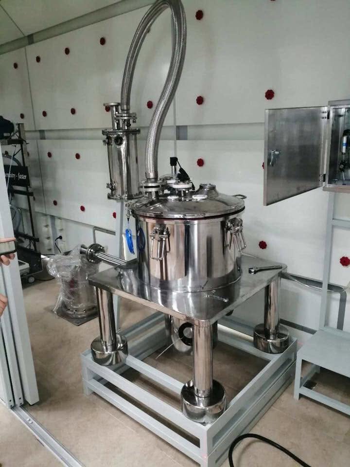 Automatic bottom discharge scraper centrifuge manufactured by Jowin Machinery
