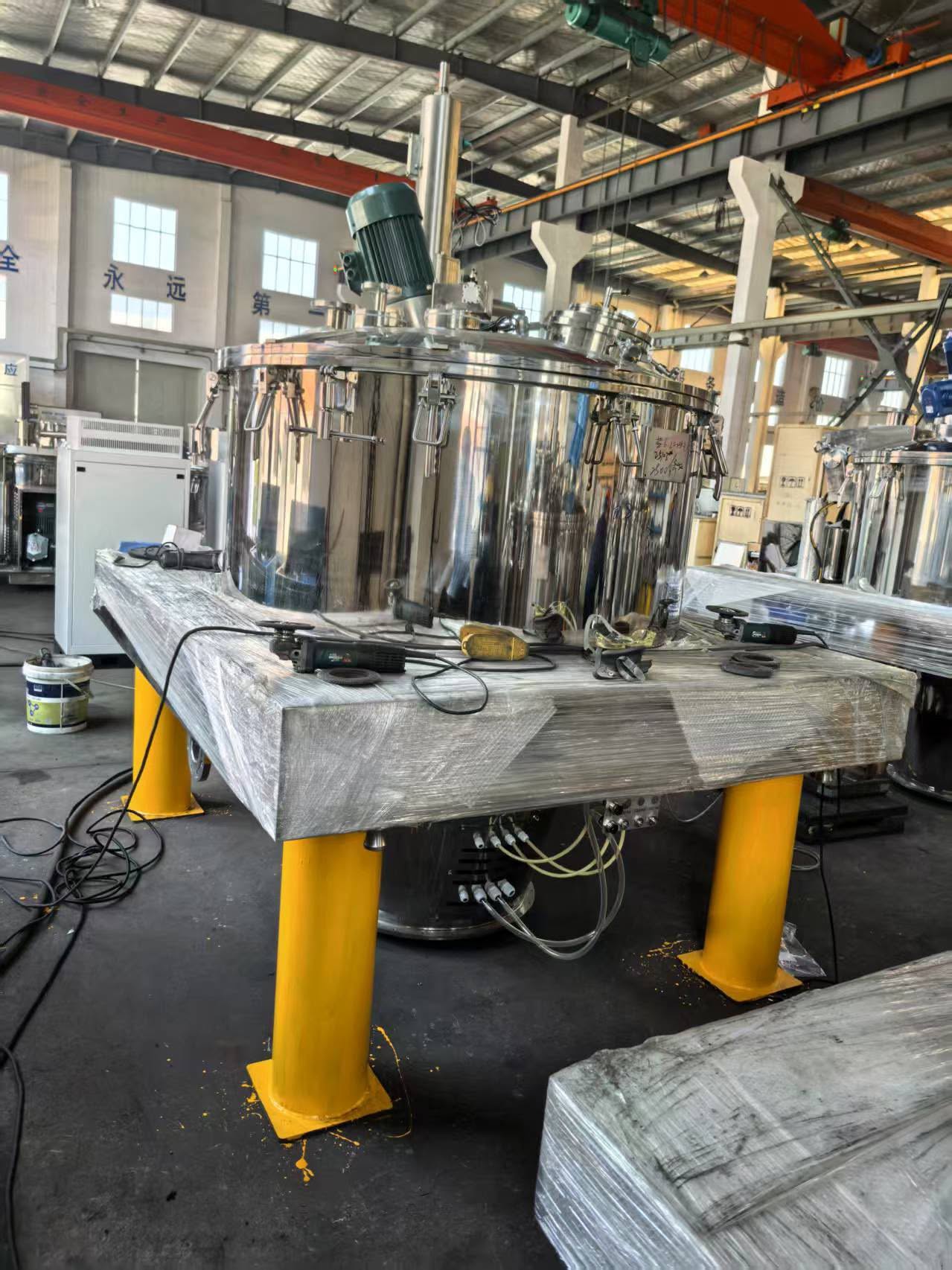 Finished centrifuge unit ready for shipment at Jowin Machinery