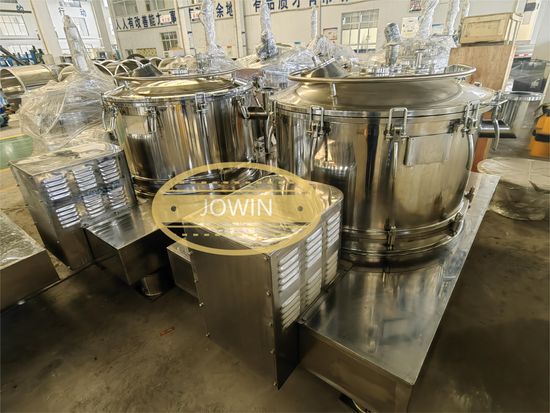 PQSB top discharge centrifuge with fully opening cover