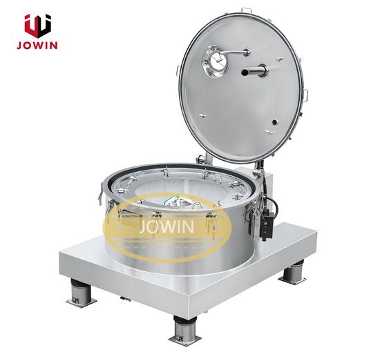 PSD top discharge centrifuge with filter bag