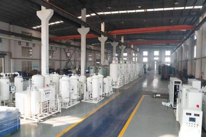 Nitrogen generator production line at Jowin Machinery